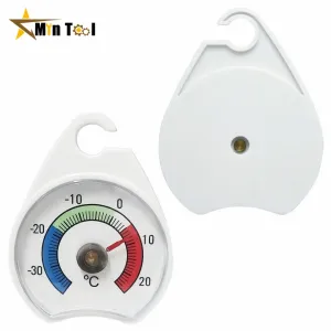 Geladeira Freezer Pointer Termômetro com Gancho, Medidor de temperatura, Home Temp Stand, Tipo 30 a 20 ° C, Geladeira