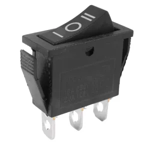 Interruptor basculante com 3 posições Snap, SPDT, On Off-On, 3 pinos, AC15A, 250V, 20A, 125V