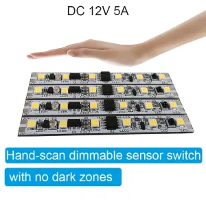 Personalizado dc12v sem zona escura sensor de varredura mão interruptor varredura onda mão ir sensor interruptor ligar/deslig...