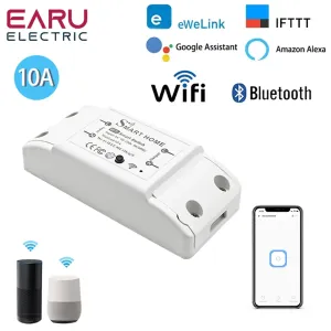 EWeLink-Mina WiFi Módulo Interruptor Interruptor Inteligente, Interruptor Remoto Sem Fio, Alexa, Google Home, App Controle Re...