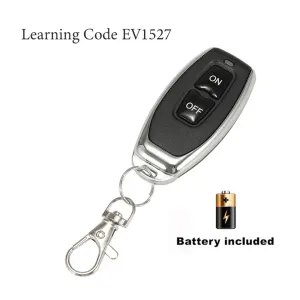 433mhz rf controle remoto código de aprendizagem ev1527 botão casa inteligente transmissor para led luz porta do carro garage...