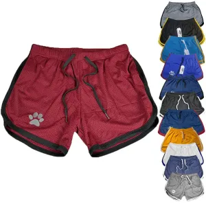 Homens ginásio de fitness shorts musculação correndo esportes shorts jogging treino masculino verão respirável malha shorts m...