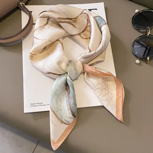 Lenço de seda para mulheres, hijab, bandana, lenços quadrados, lenço design, xale, envoltórios, foulard, bandana, marca de lu...