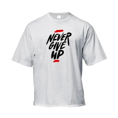 Camiseta de meia manga estampada masculina, camiseta solta corrida, secagem rápida, roupas de ginástica fitness, esportes de ...