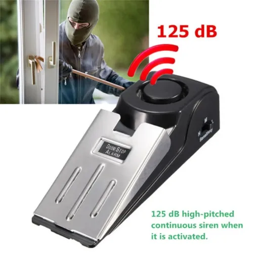 Sistema de Alarme Anti-Theft para Proteção de Segurança, Household Wedge-Shaped Door Stopper, Dispositivo de Alarme de Emergê...