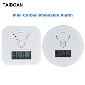 Detector autônomo do alarme do monóxido de carbono conduziu a exposição digital mini sensor do CO a pilhas com aviso sadio pa...