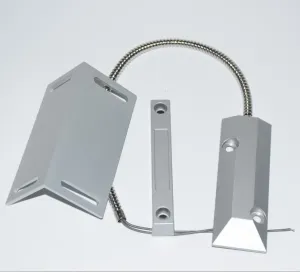 Metal Wired Roller Shutter Door, Magnetic Contact Reed Switch, Suporte de Instalação para Sistema de Alarme de Segurança, NO ...