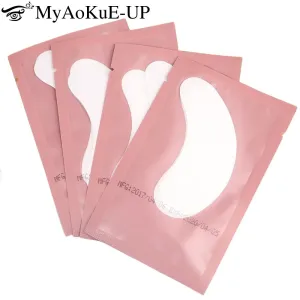 50 pares descartáveis hidrogel olho remendo gel almofada de cílios lash levantamento papel olhos adesivos extensão de cílios ...