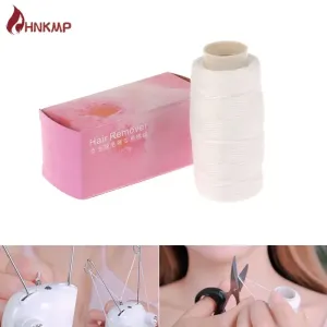 Thread para algodão, removedor de pêlos faciais, depilador elétrico, aparador para mulheres, 1 conjunto