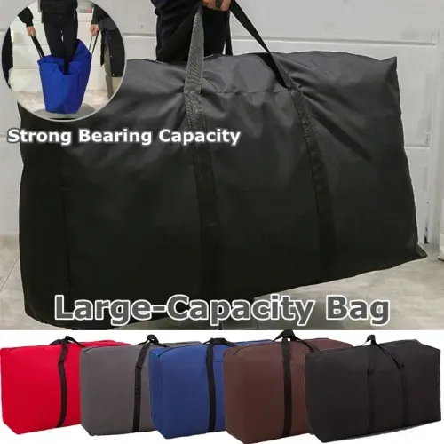 Bolsa de armazenamento unissex de grande capacidade, bolsa de viagem dobrável, armazenamento de roupas, bolsa de armazenament...