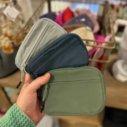 Sacos De Armazenamento De Titular Do Cartão Portátil, Fechamento Do Zíper, Compartimento Múltiplo, Mini Carteira, Impermeável...