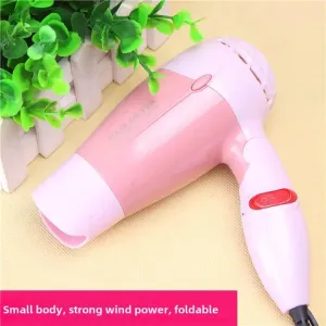 Portátil para viagem-amigável pequeno poderoso secador de cabelo dormitório estudante uso vento quente e frio mini ventilador...