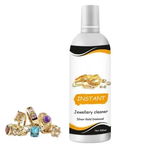 Limpador de jóias de prata colar anel limpo polimento spray anel cuidados fluido de lavagem multi-função limpador de prata