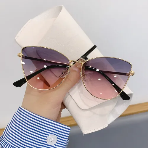 Óculos de sol vintage para mulheres, marca de luxo, moda estilista, óculos femininos, retrô na moda, sombreamento para senhor...