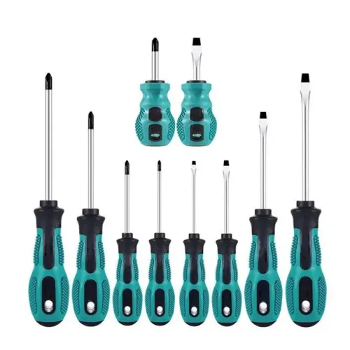 Conjunto de chaves de fenda multiuso com ferramentas manuais de reparo de segurança isoladas magnéticas tipo cruz/reto mini c...
