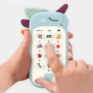 Baby's Music Sound Phone Toy, telefone, brinquedos para dormir, simulação mordedor, educação infantil precoce, presentes para...