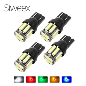 Cunha substituição para luzes de apuramento, branco e azul lâmpada LED, reverso lâmpada do painel de instrumentos, W5W, 10-70...
