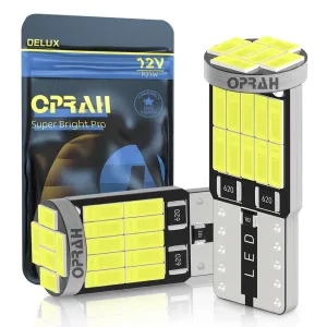 2 pces t10 w5w 194 168 4014 led 26smd canbus auto luz da placa de licença dome lâmpada mapa luz de afastamento 12v 6000k bran...