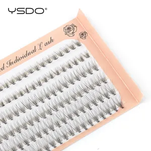 YSDO-Extensão Natural dos Cílios, Volume Suave, Faux Cils, Cílios Individuais, Cílios Falsos, Ferramentas de Maquiagem, Clust...