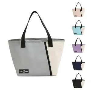 Lancheira reutilizável para homem e mulher, sacolas de almoço à prova de vazamentos com bolso frontal para trabalho, escritór...