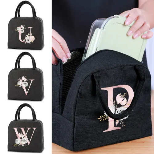 Isolado almoço jantar sacos de viagem da escola piquenique bolsa para crianças mulher saco refrigerador portátil caixa lona t...