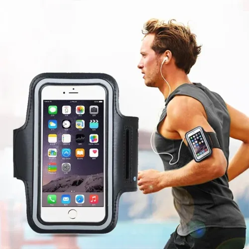 Estojos de braçadeira de telefone móvel para Samsung e iPhone, esportes ao ar livre, suporte do smartphone, ginásio ciclo cor...