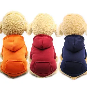 Moda roupas para animais de estimação para cães casaco jaquetas algodão hoodies roupas para cães filhote de cachorro macacão ...