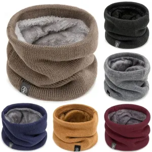 Lenço esportivo de malha macia para homens e mulheres, aquecedor de pescoço, capa facial, colar grosso à prova de frio, patin...