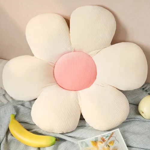 Flower Plush Jogue Travesseiro, Almofada Recheada Macia, Almofada de Algodão, Sala, Quarto, Casa, Cadeira, Almofadas Decorati...