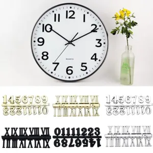 3d diy numerais romanos gadget digital quartzo ferramentas de reparo digital relógio de quartzo numerais acessórios peças de ...