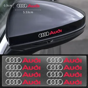 Emblema da motocicleta do metal 3D, etiqueta do emblema, estilo do carro, Audi Sline, A1, A3, A4, A5, A6, A7, A8, B5, B6, B7,...
